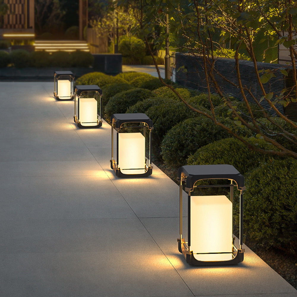 Ray Cuboid Outdoor Floor Lamp | 3 Sizes