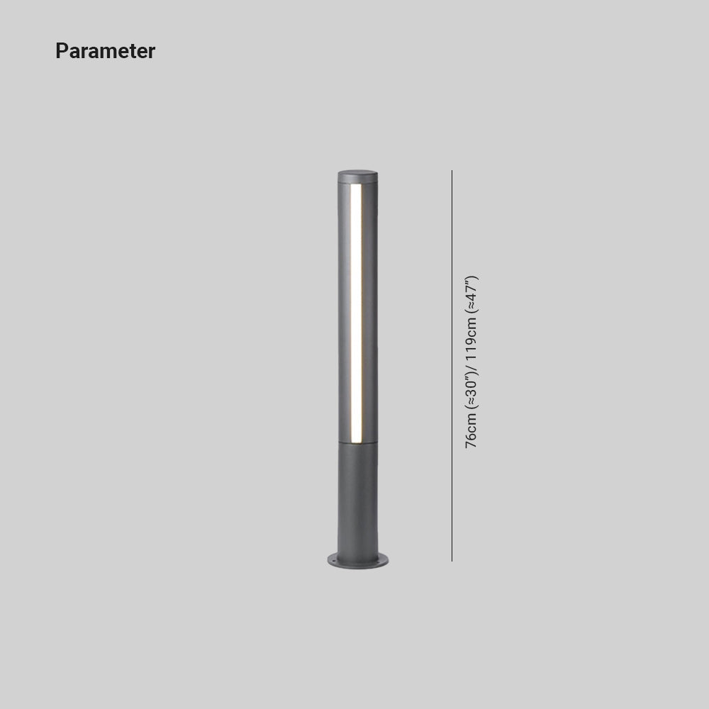 Ray Column Outdoor Path Light | Steady/Sensor