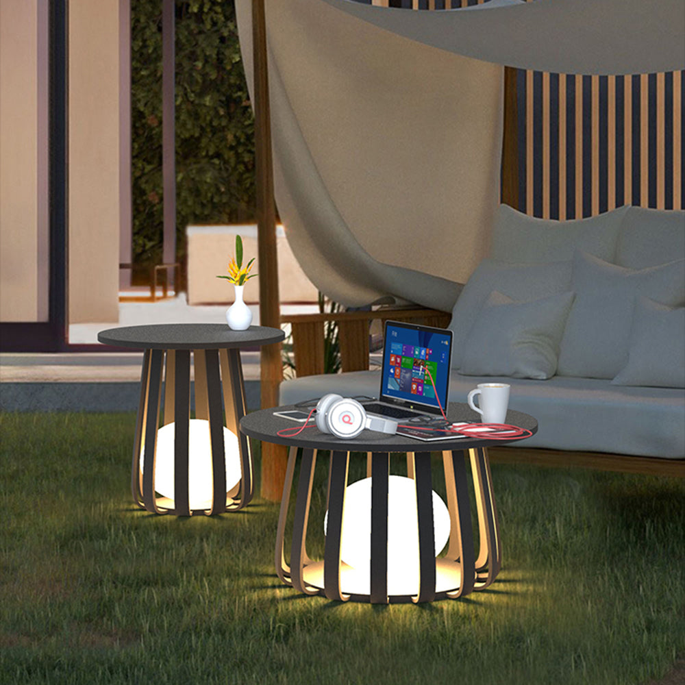 Ray Outdoor Solar Floor Lamp | H45/H55cm
