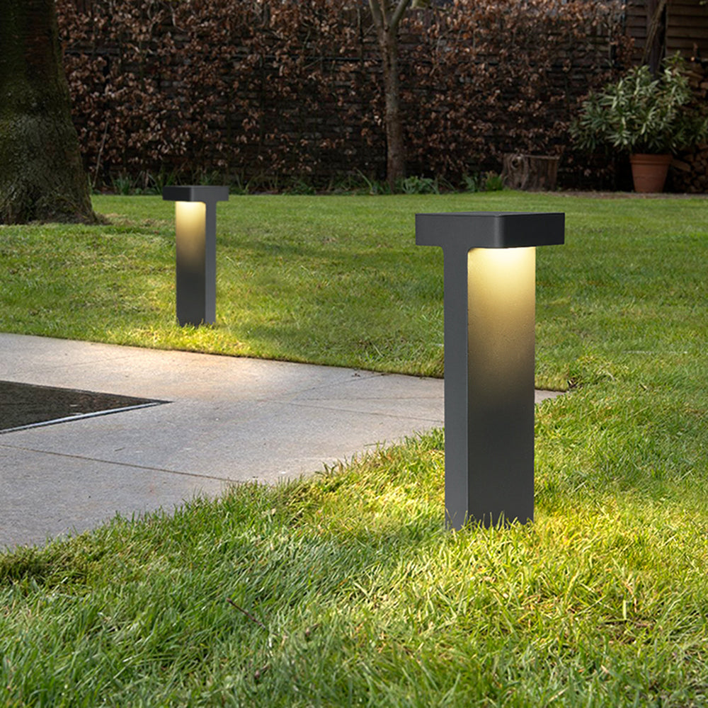 Solar Outdoor Path Light | Black/Grey