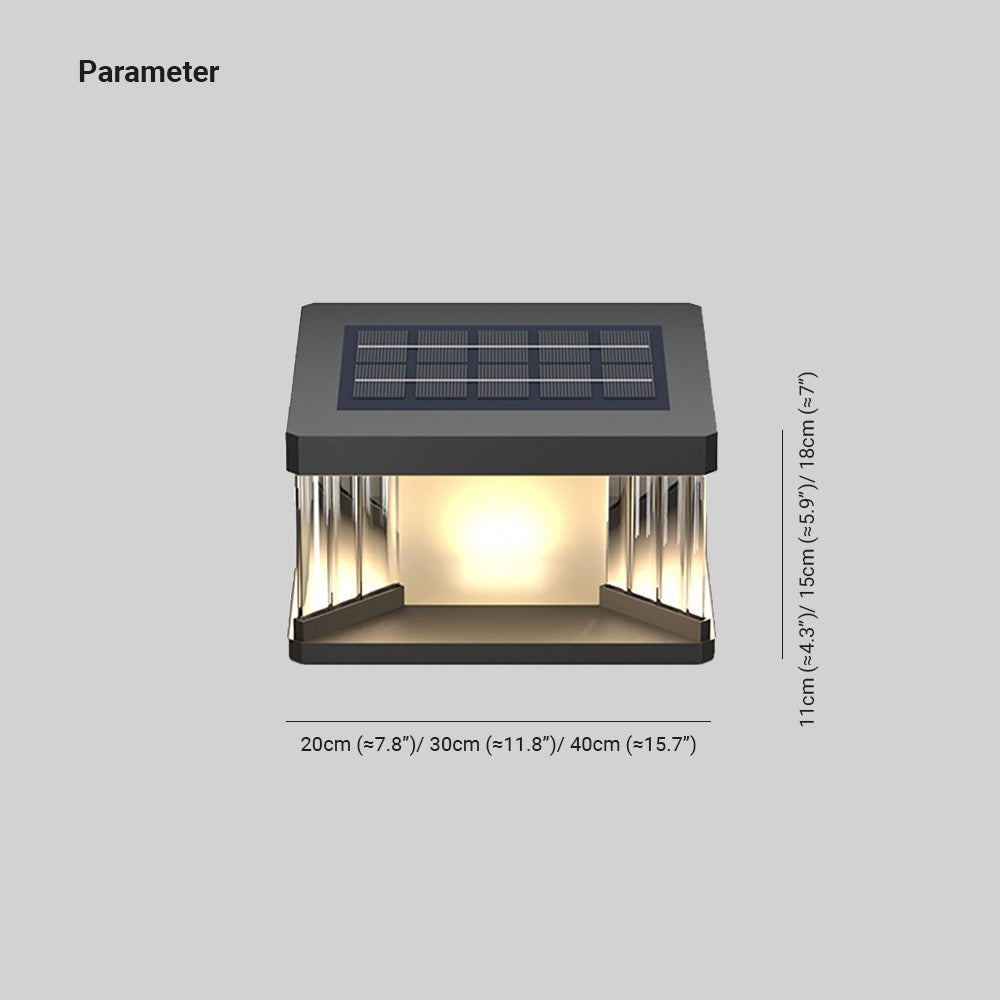 Solar LED Outdoor Pillar Light