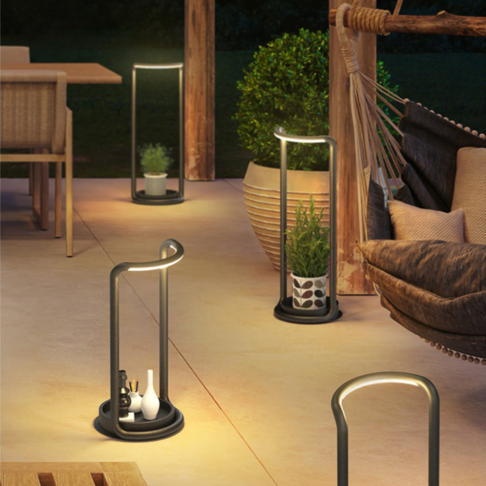 Ray Solar Outdoor Floor Lamp | 3 Sizes