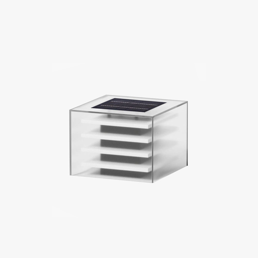Solar Outdoor Pillar Light | Black