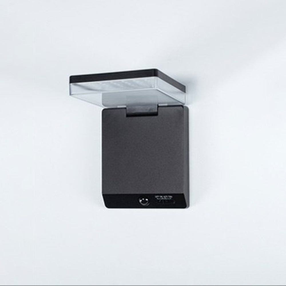 Solar Minimalist Outdoor Wall Lamp