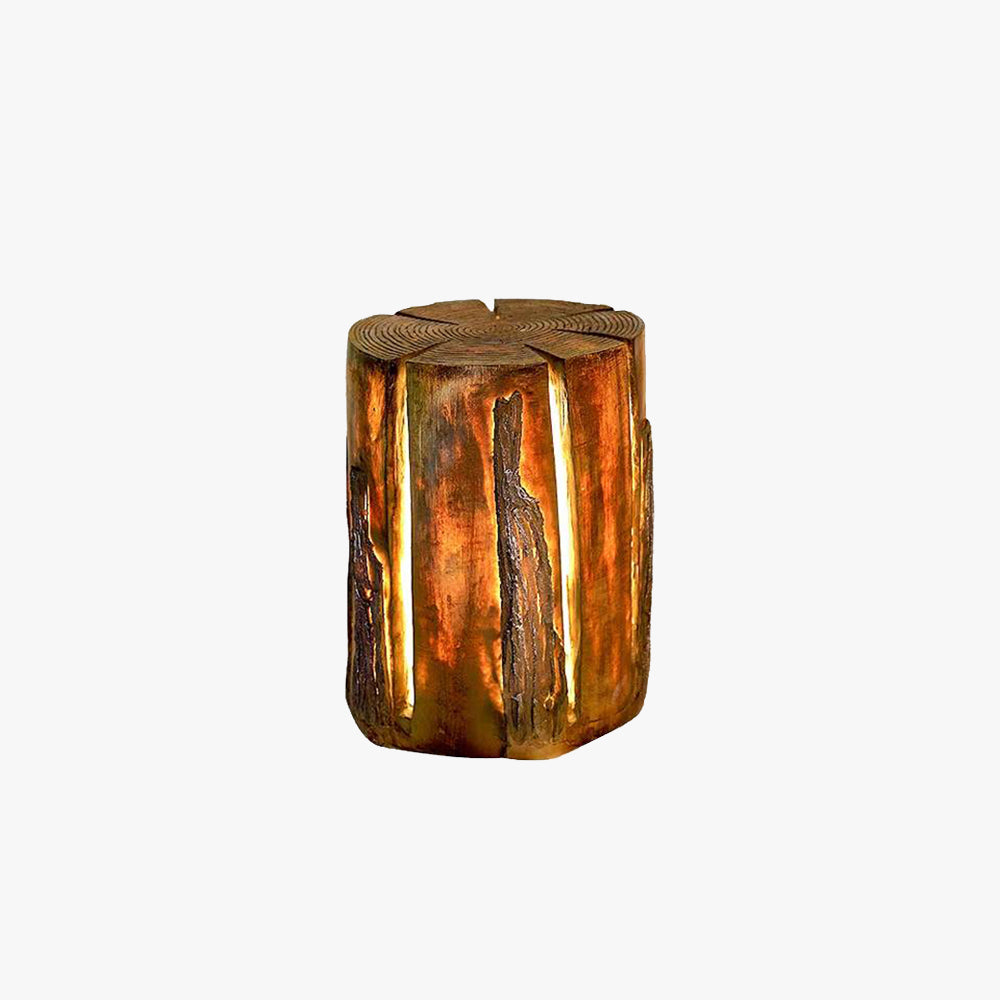 Ray Rustic Wood Outdoor Lamp | 3 Sizes