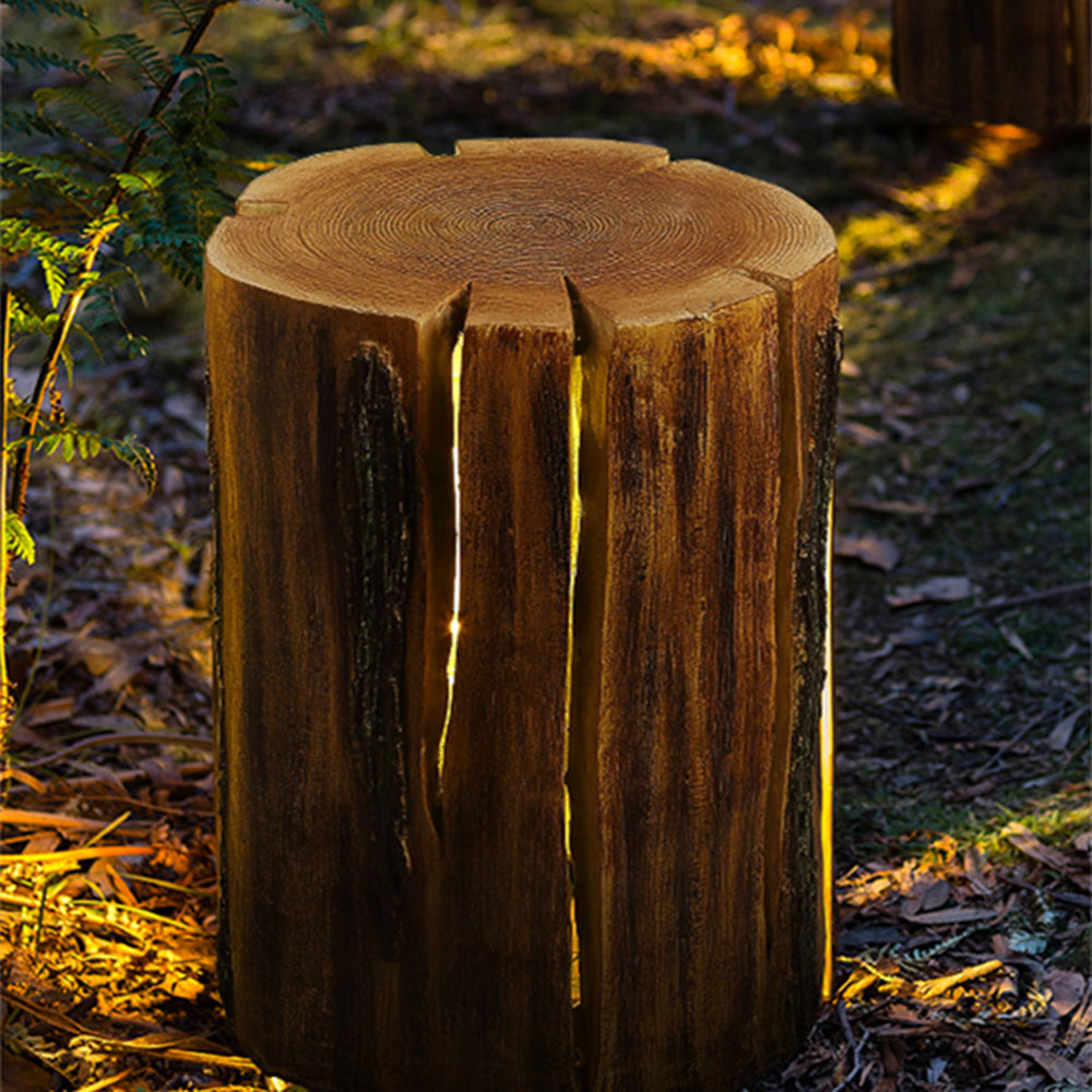Ray Rustic Wood Outdoor Lamp | 3 Sizes