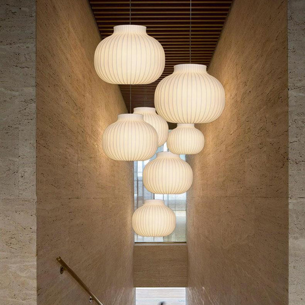 Ritta Vintage Tyvek Cloud Pendant Light | White | 3 Sizes