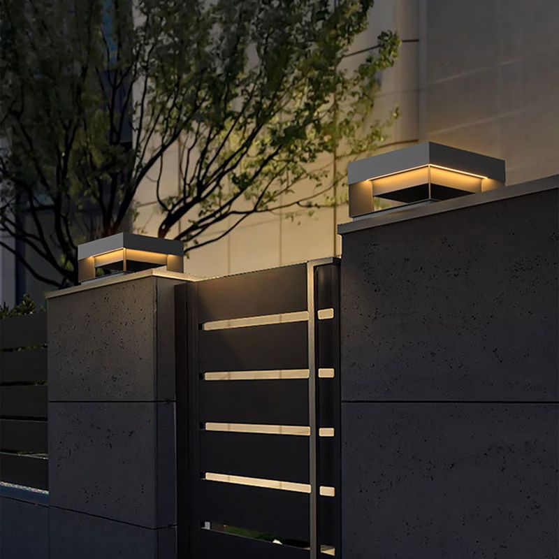 Solar Garden Lights | Durable Metal Pillar Light with Warm Illumination | Eco-Friendly Lighting for Pathways and Gardens 5