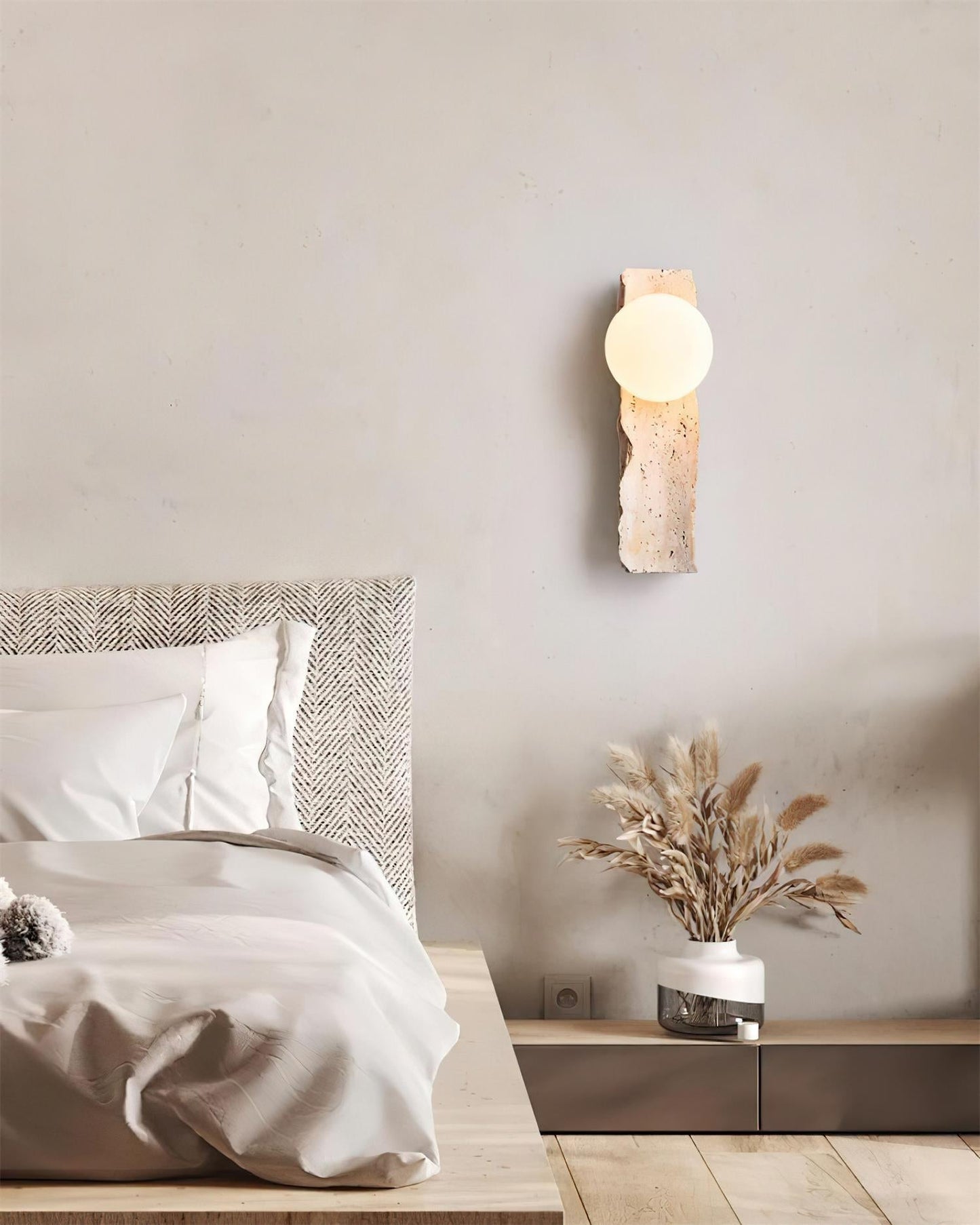 Stylish Wall Sconce Lighting with Metal Canopy & Glass Design for Modern Spaces 8