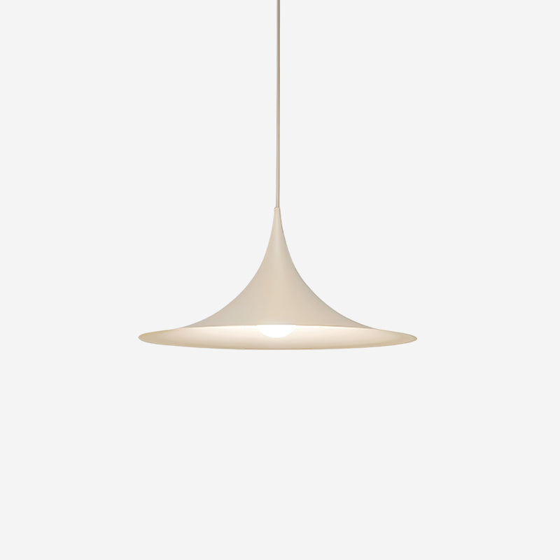 Trumpet Pendant Lamp - Milk Grey