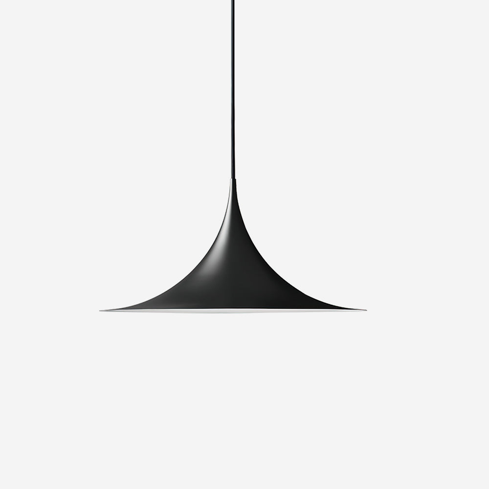 Tiffany Slim Neck Wide Flare Pendant Lamp