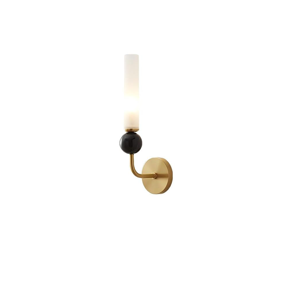 Edge Modern Marble Brass Acrylic Vertical Wall Lamp Living Room Bedroom