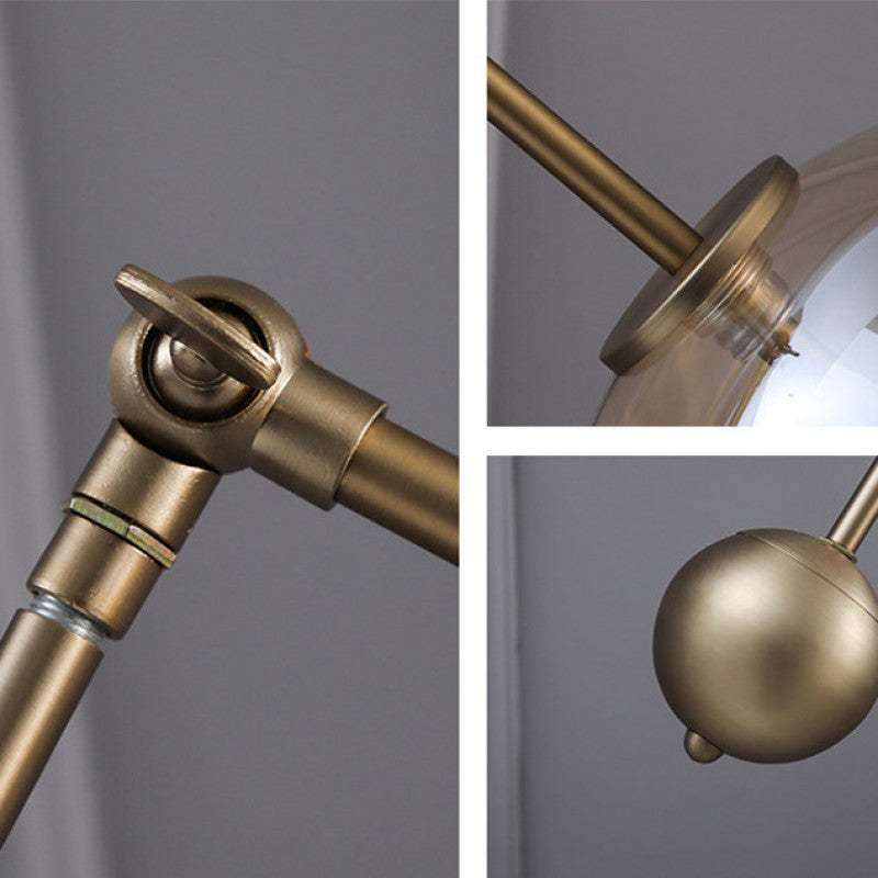 Valentina Gold Arc Floor Lamp