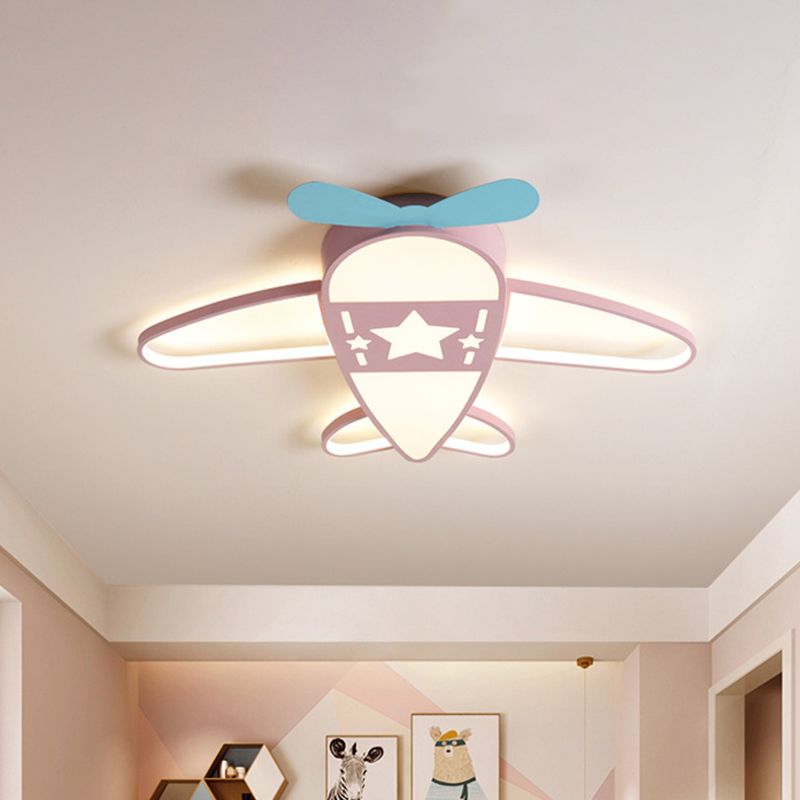 Valentina | Airplane Shaped Flush Mount Ceiling Light with Durable Design | Ideal for Children's Rooms 5