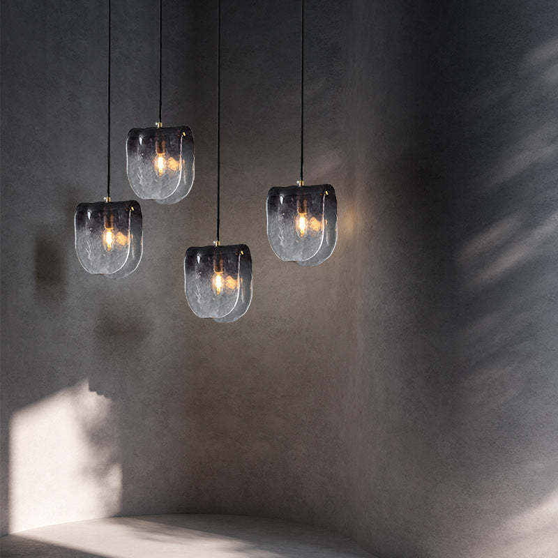 Valentina Gradient Metal & Glass Pendant Light | Warm White or Cool White