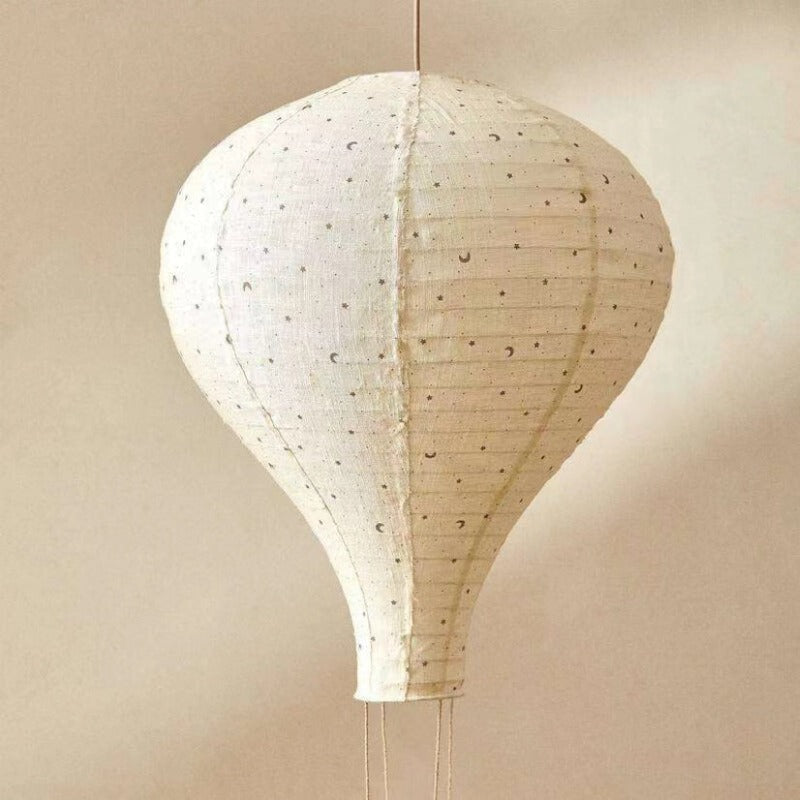 Valentina Air Ball Flush Mount Ceiling Light, Metal & Fabric, White | Hardwired LED | IP20, 5-15m² Rooms