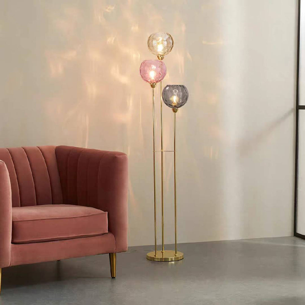 Valentina Bubble Glass Floor Lamp | 2 Colours