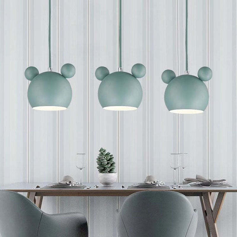 Valentina Mouse Head Metal Pendant Light | Adjustable Height | 5 Colours