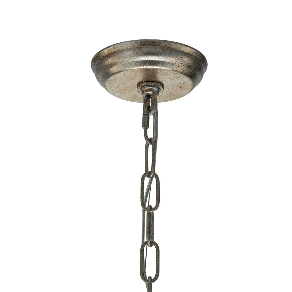 6-Light Vintage Luxe Crystal Chandelier
