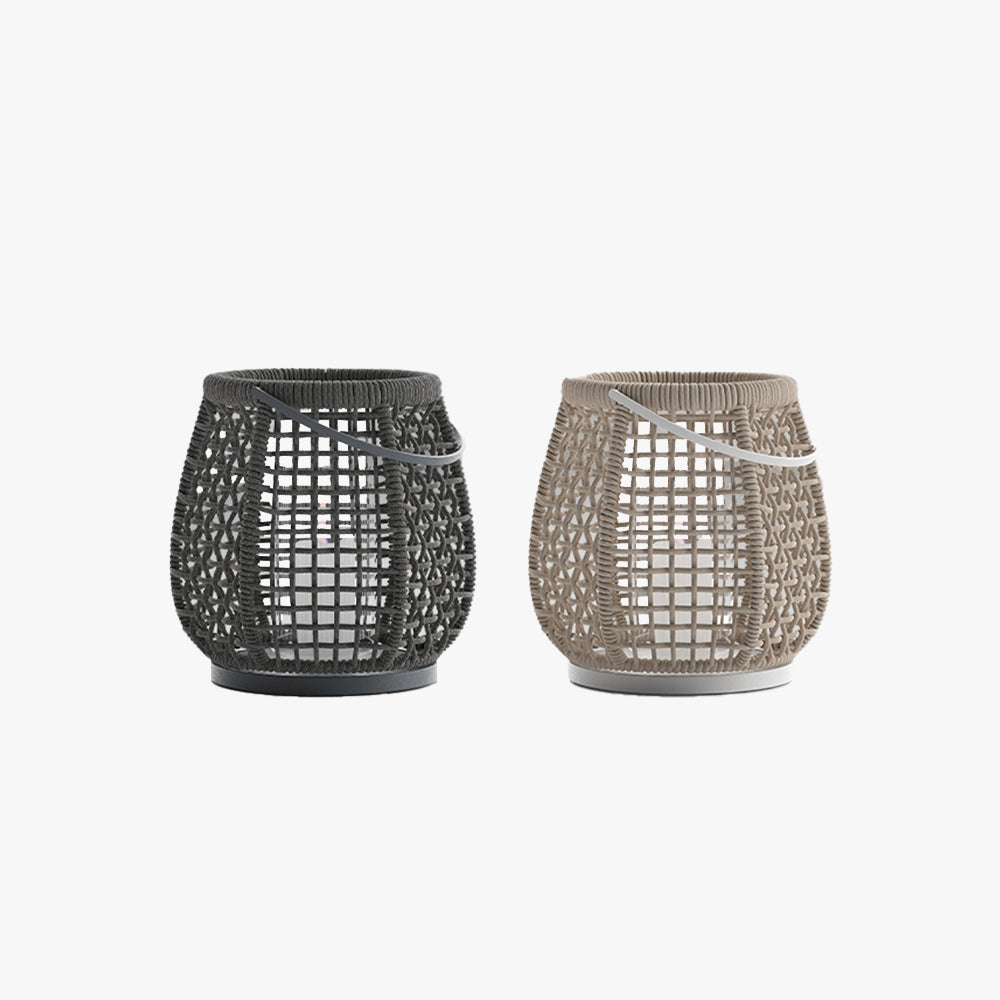 Rattan Vintage Outdoor Floor Lamp