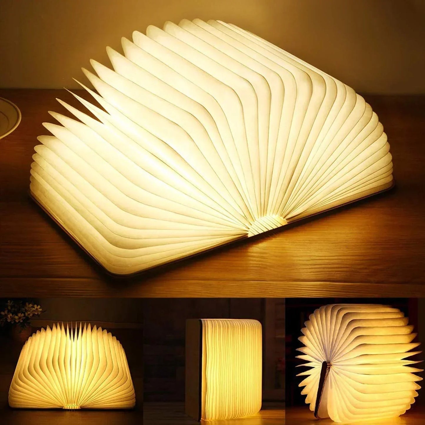 Whimsical Book Lamp | LED Light Fixture with Sensor Control | Enchanting Decor for Cozy Spaces 7