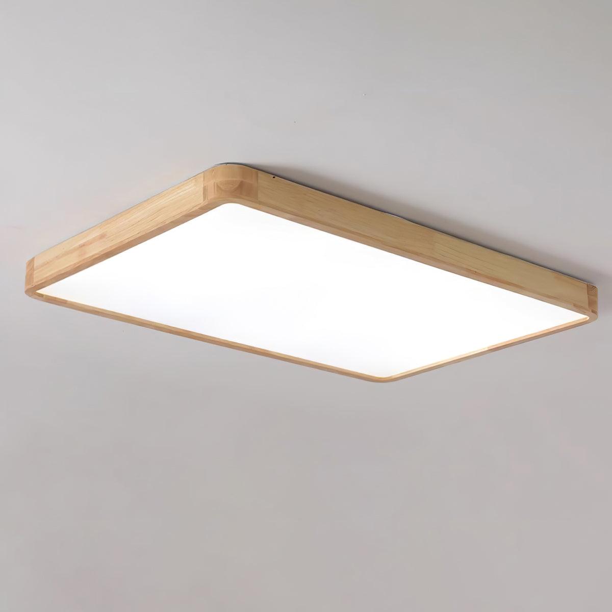 Muto Wooden Geometric Ceiling Light