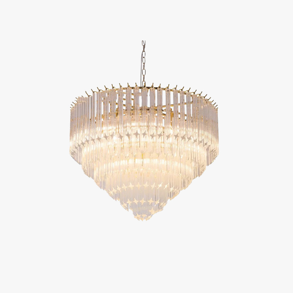 Alessio Modern LED Pendant Light Metal Glass