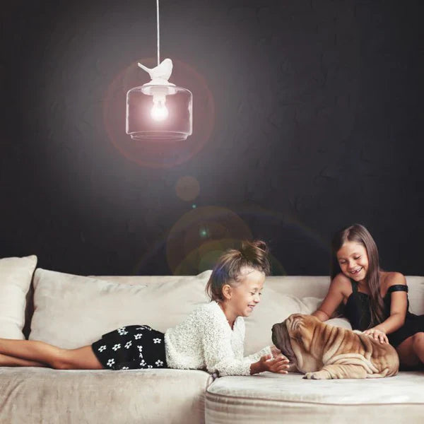 Bird Motif Hanging Pendant Lamp | Decorative Ceiling Light