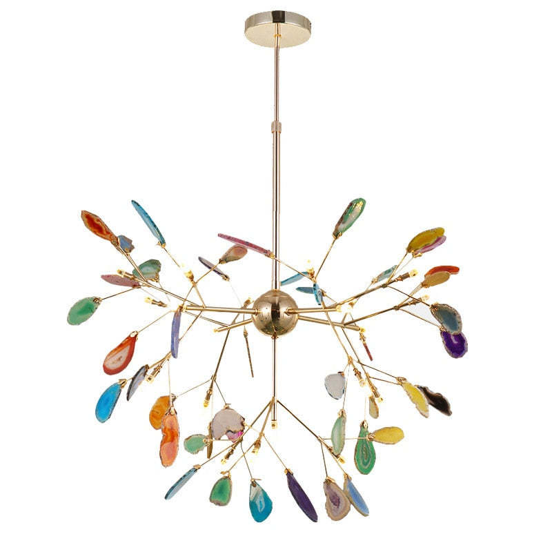 Jevon Flower Branch Semi-Flush Mount Ceiling Light