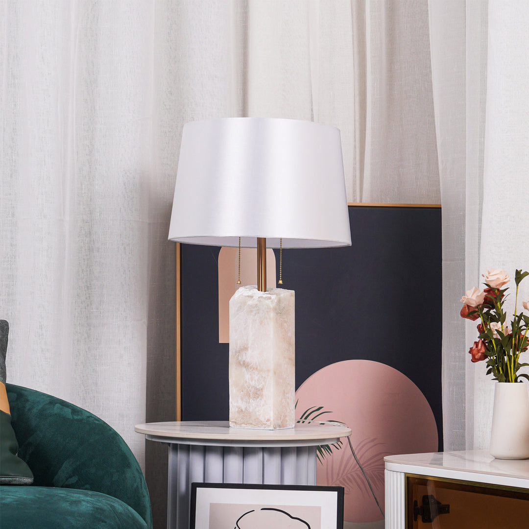 Jade Rectangular Table Lamp
