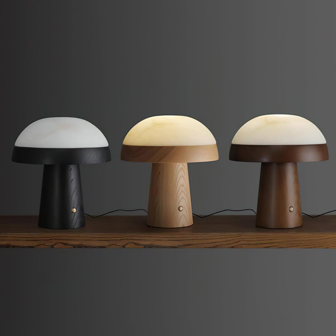 Jade Mushroom Table Lamp