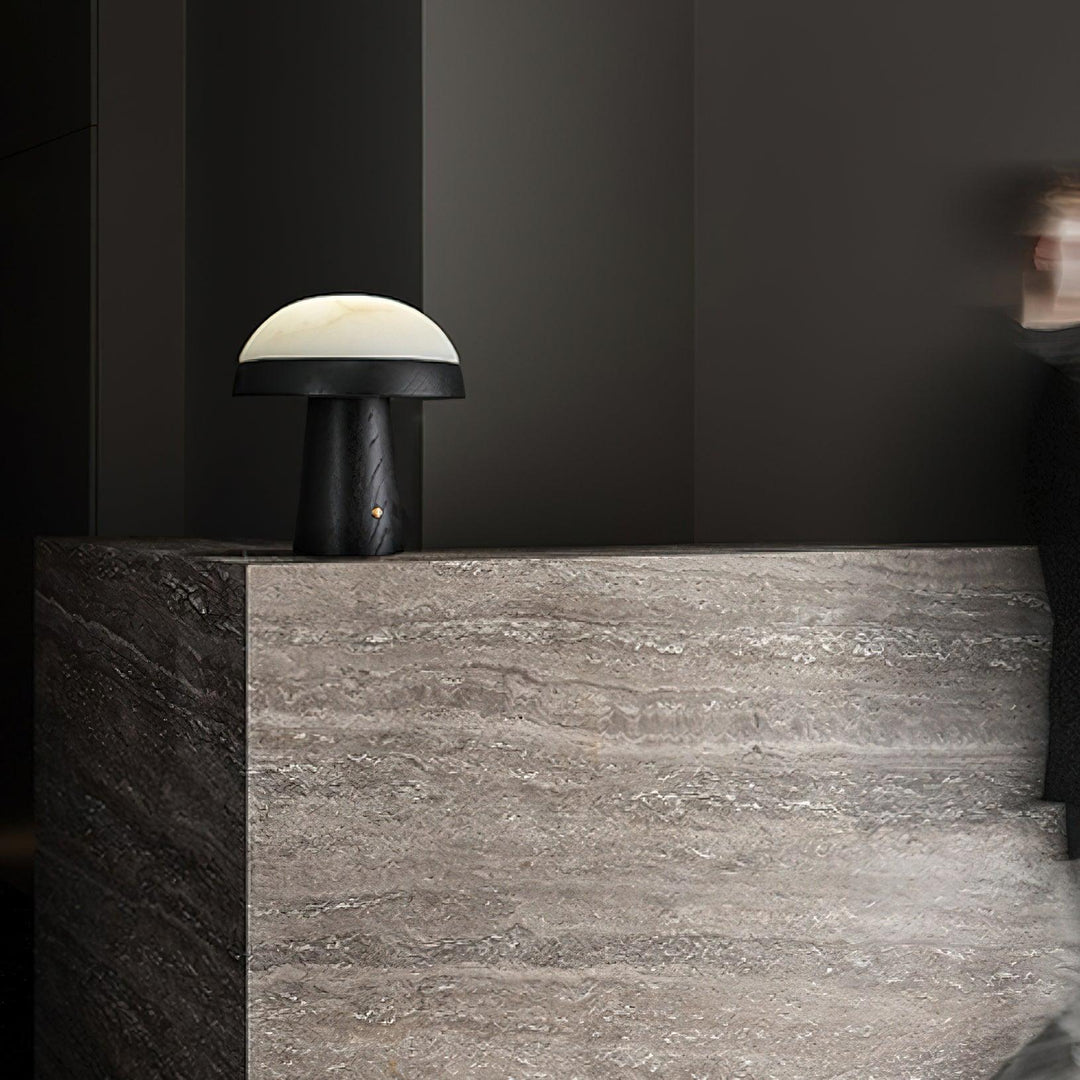 Jade Mushroom Table Lamp