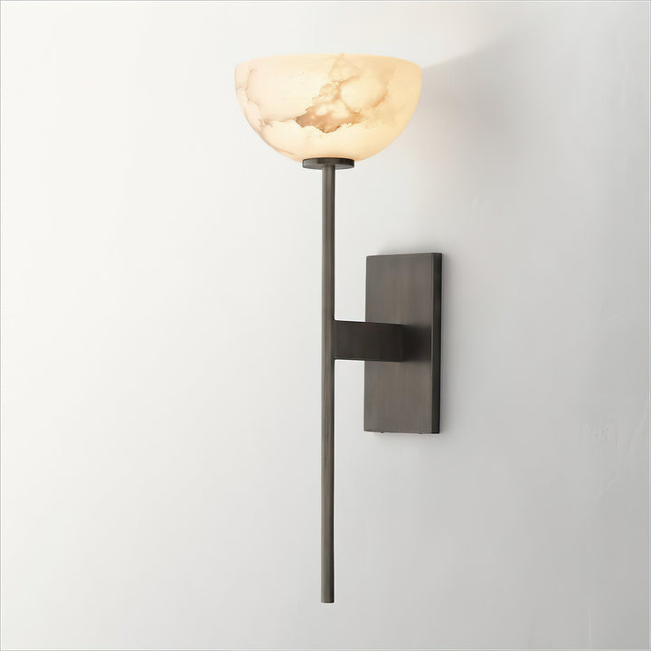 Jade Alabaster Cup Wall Light Living Room Bedroom