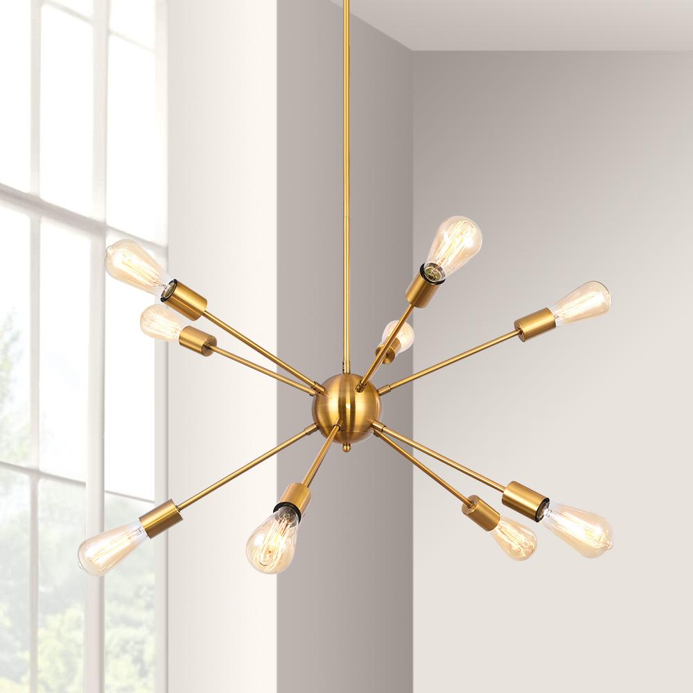 10-Light Sputnik Chandelier | 2 Colours