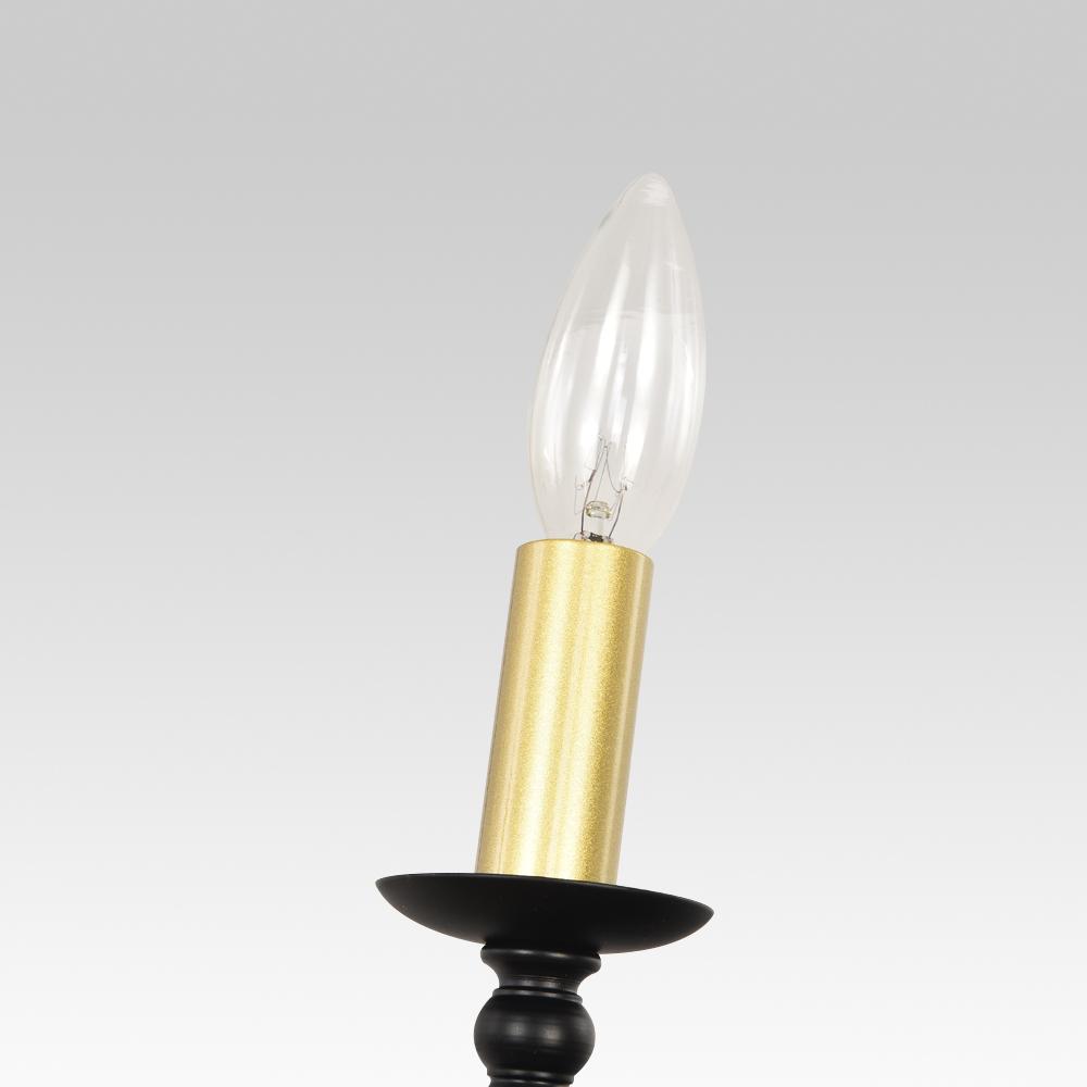 6-Light Traditional Candle Chandelier | 2 Colours