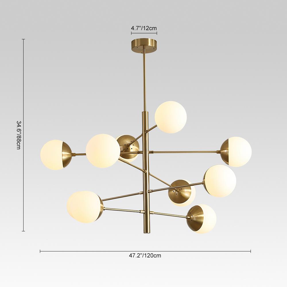 Mid-Century Branching Bubble Chandelier | 2 Sizes