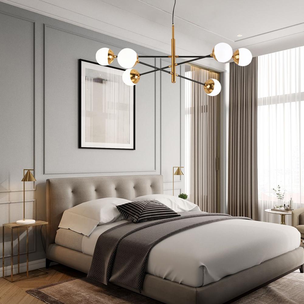 Brass Globe Sputnik Chandelier | 2 Sizes
