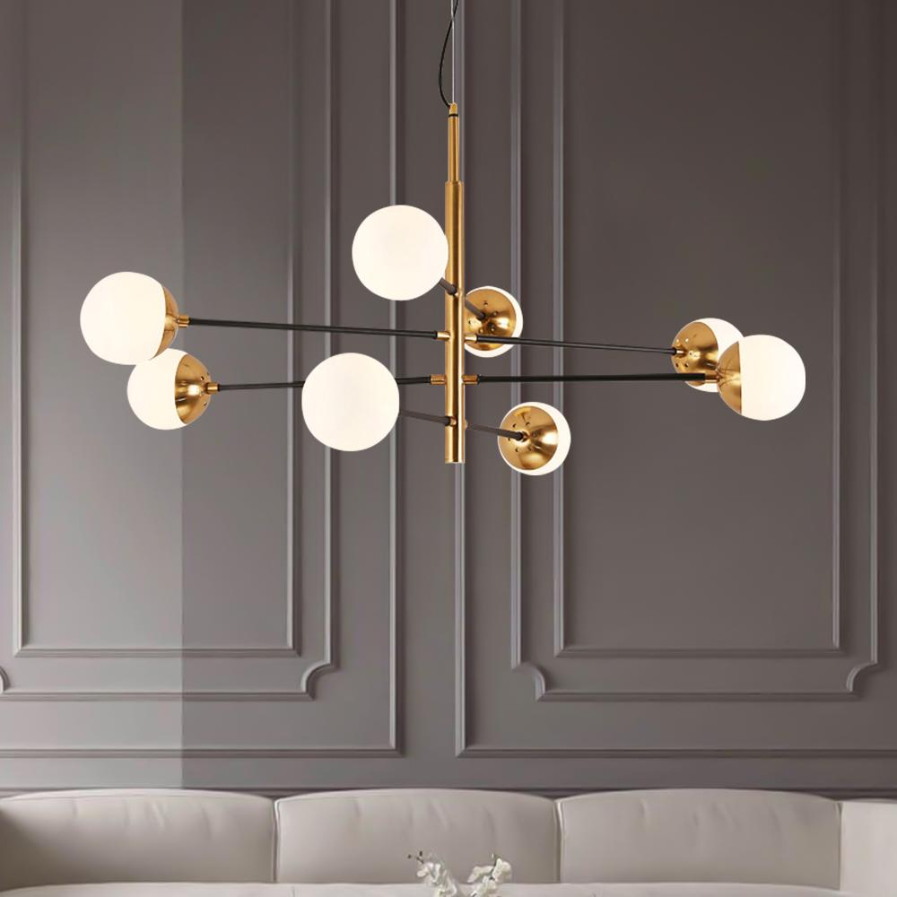 Brass Globe Sputnik Chandelier | 2 Sizes