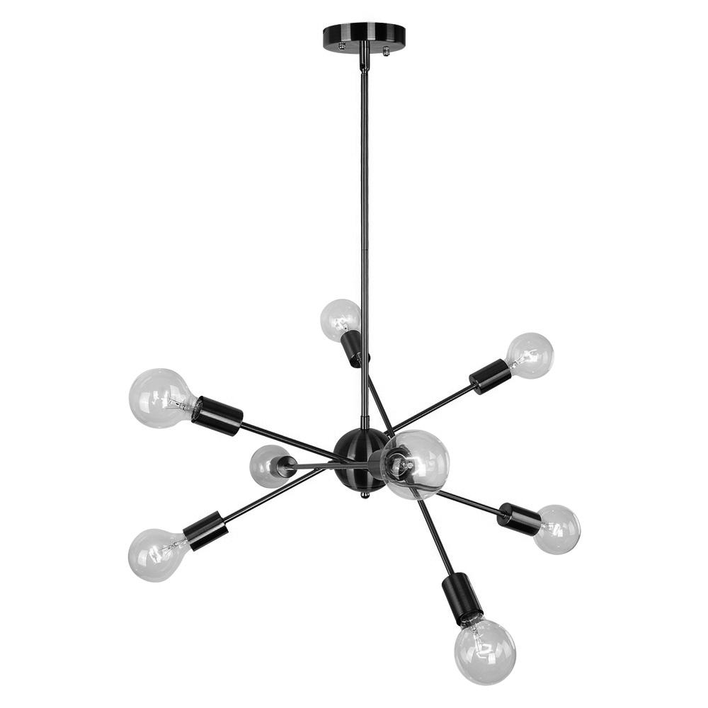 6-Light Metal Sputnik Chandelier | 3 Colours