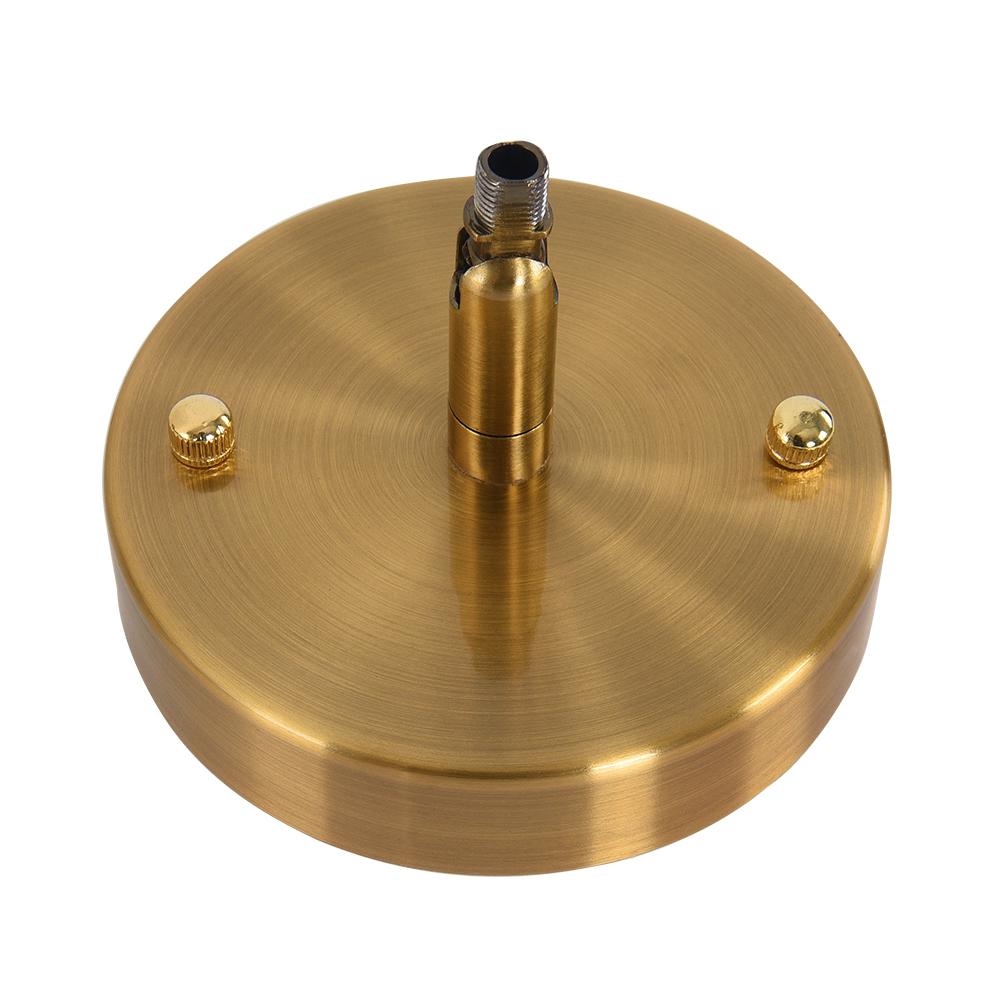 6-Light Brass Sputnik Chandelier