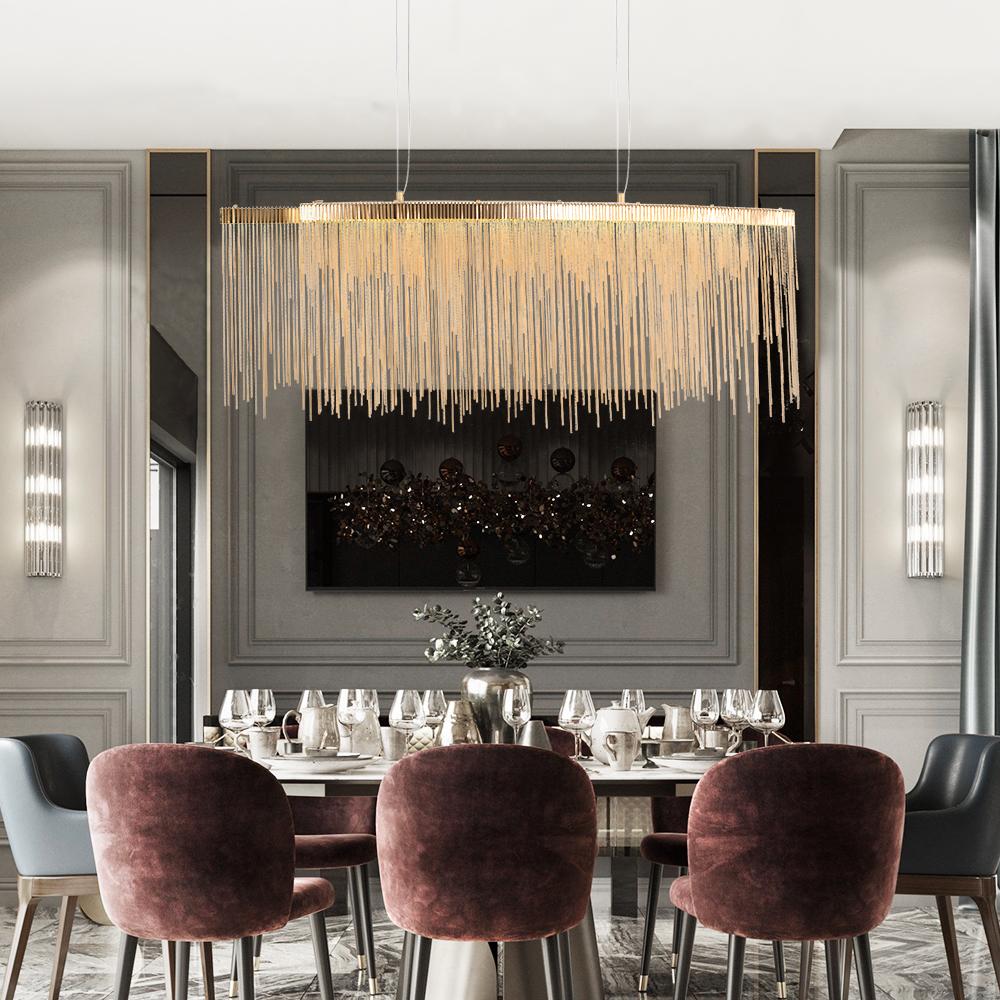 LED Fringe Chandelier | 3 Colours