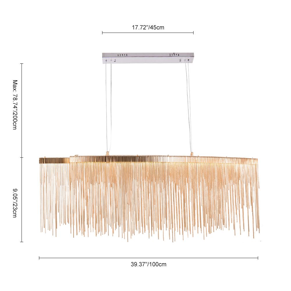 LED Fringe Chandelier | 3 Colours