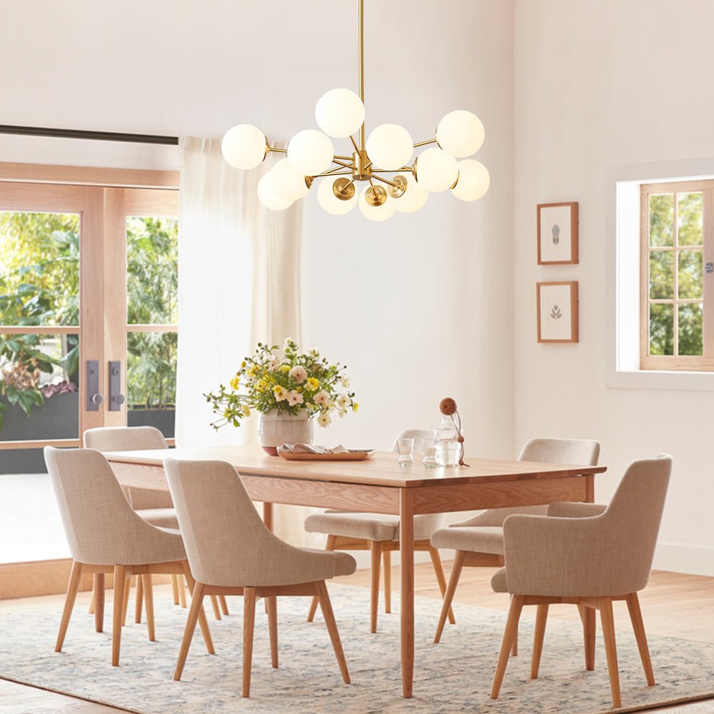 12-Light Bubble Sputnik Chandelier | 2 Colours