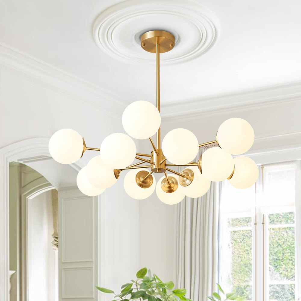 12-Light Bubble Sputnik Chandelier | 2 Colours