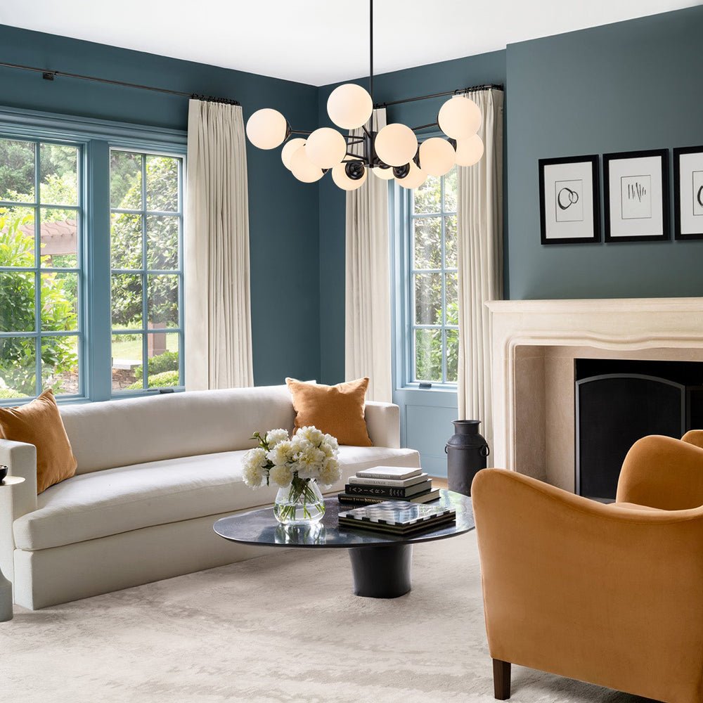 12-Light Bubble Sputnik Chandelier | 2 Colours