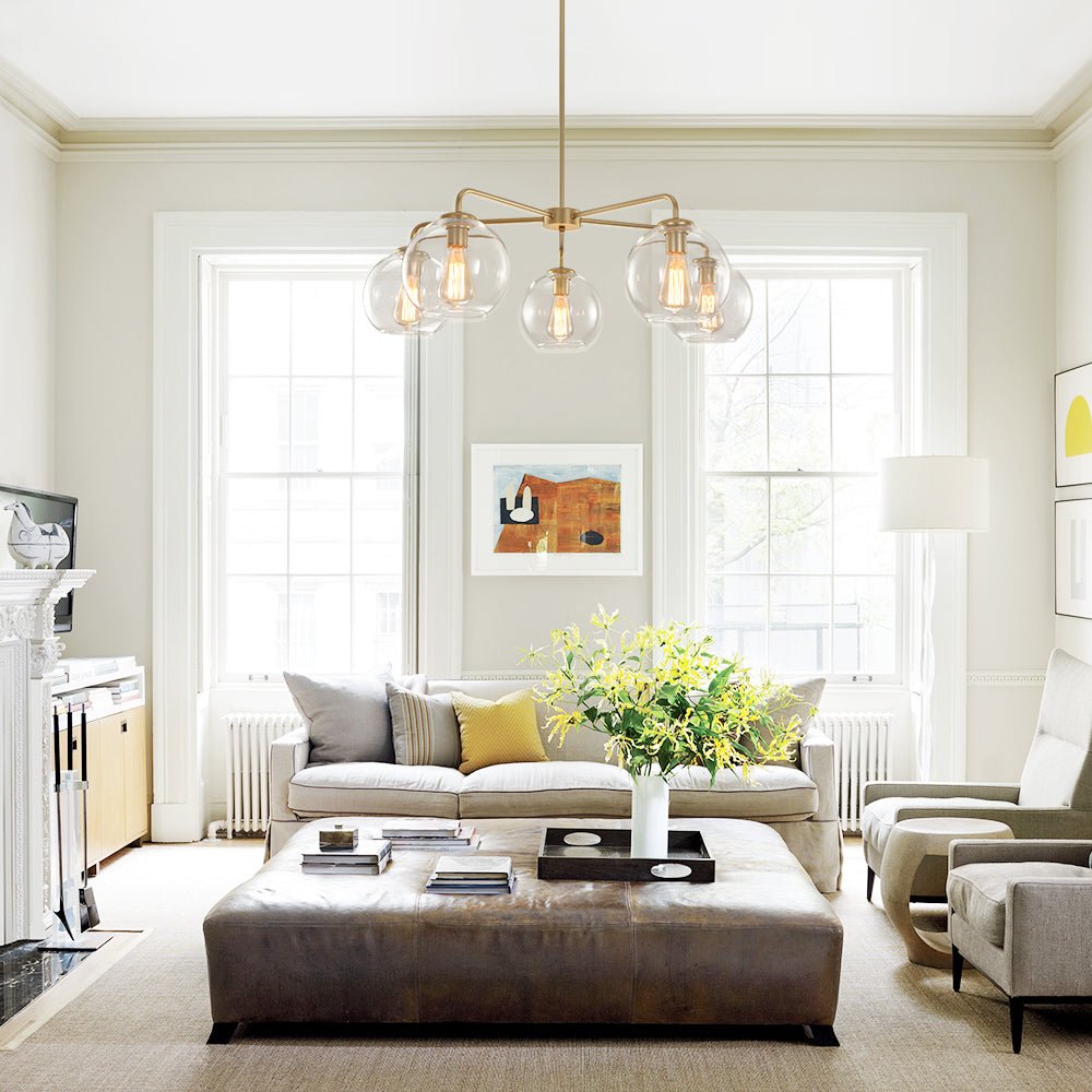 5-Light Bubble Sputnik Chandelier | 2 Colours