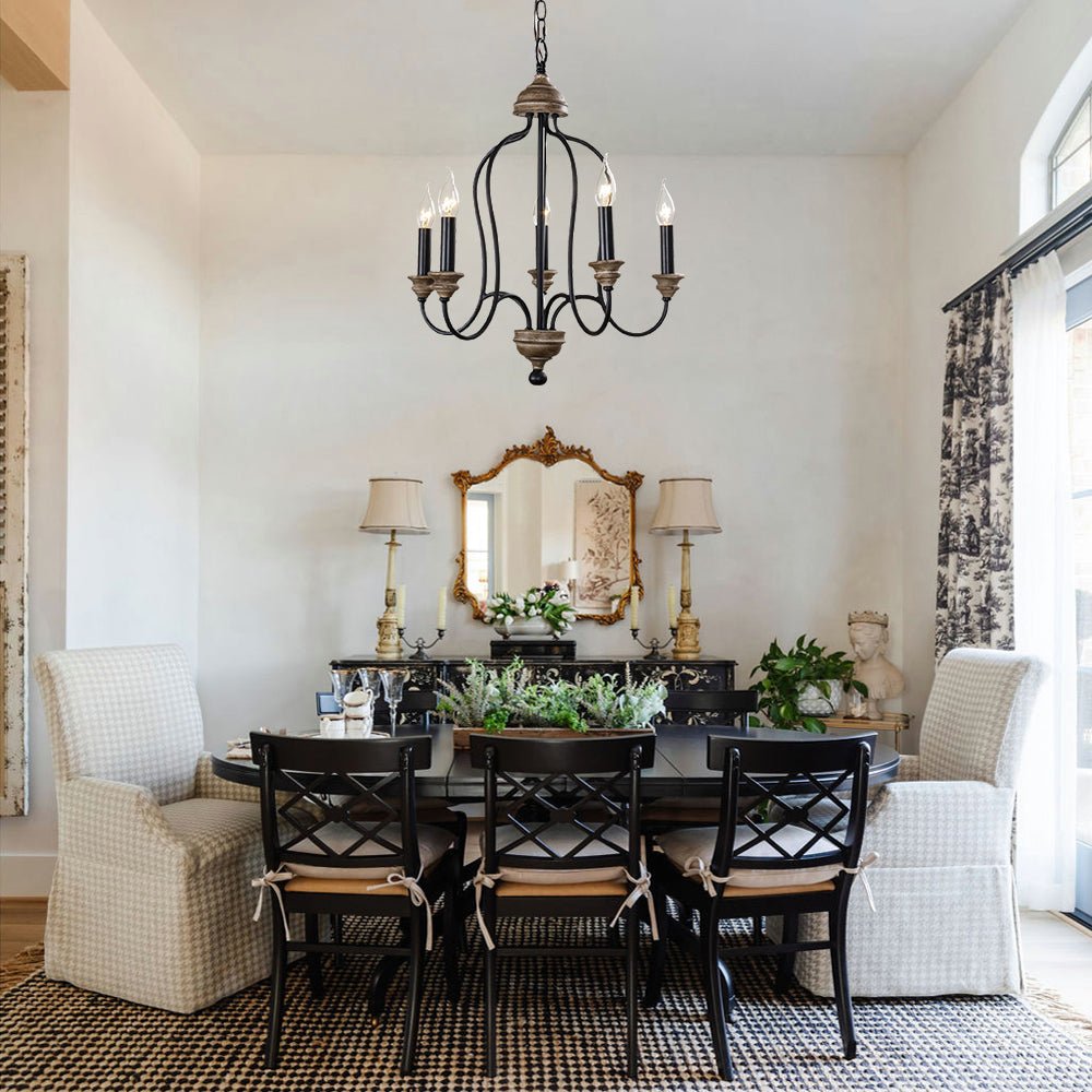 5-Light French Country Candle Style Chandelier