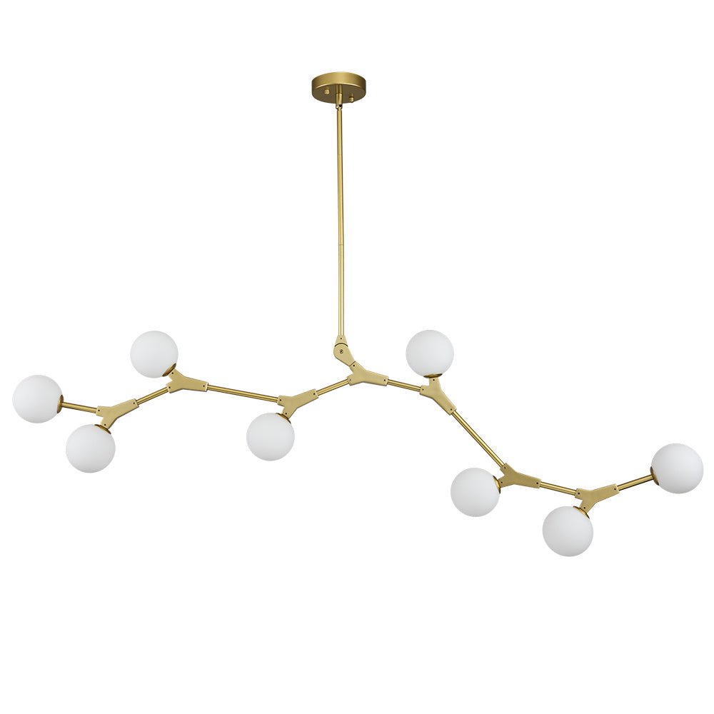 8-Light Branch Globe Chandelier | 2 Colours