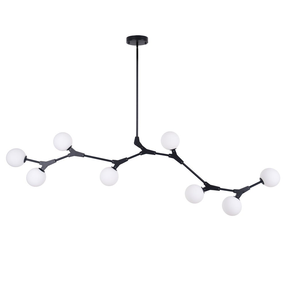 8-Light Branch Globe Chandelier | 2 Colours