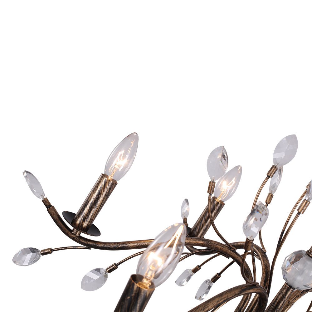 French Crystal Candle Chandelier | 2 Sizes